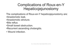 updates in Hepaticojejunostomy Mohamed Alhashash. [.pptx