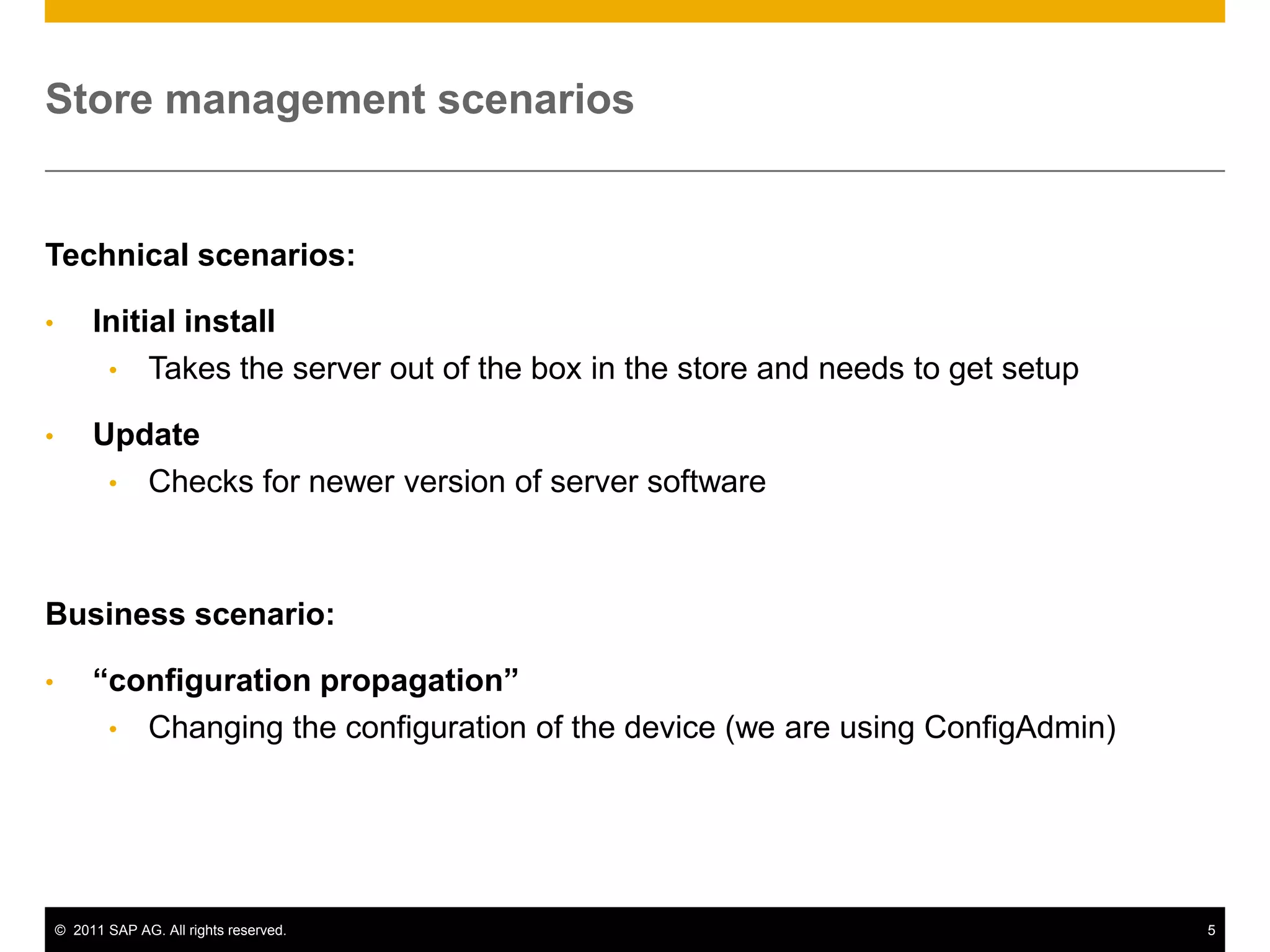 Need to be able to install the server/device apps