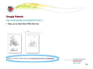 Google Patents http://www.google.com/patents?rview=1  . Stay up to date New RSS Service 