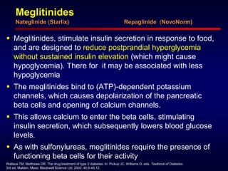 Meglitinides Examples updates in management of Diabetes mellitus | PPTX