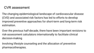 Comprehensive Updates on Cardiovascular Disease Risk Assessment and ...
