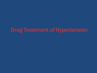 Drug Treatment ofHypertension
 