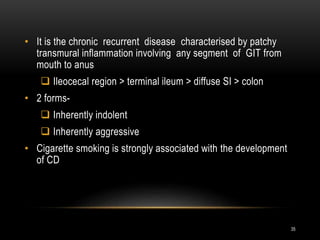 Pathology of Inflammatory bowel disease | PPTX
