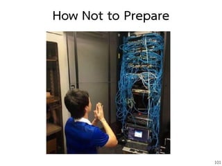101
How Not to Prepare
 
