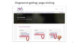 29
Ongewenst gedrag: pogo sticking
 