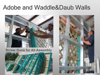 Adobe and Waddle&Daub Walls




Screw Guns for All Assembly
 