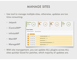 Updating Wordpress Themes Plugins And Core Safely Ppt Updating Wordpress Themes Plugins And Core Safely Ppt