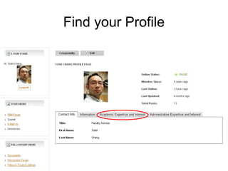 Find your Profile