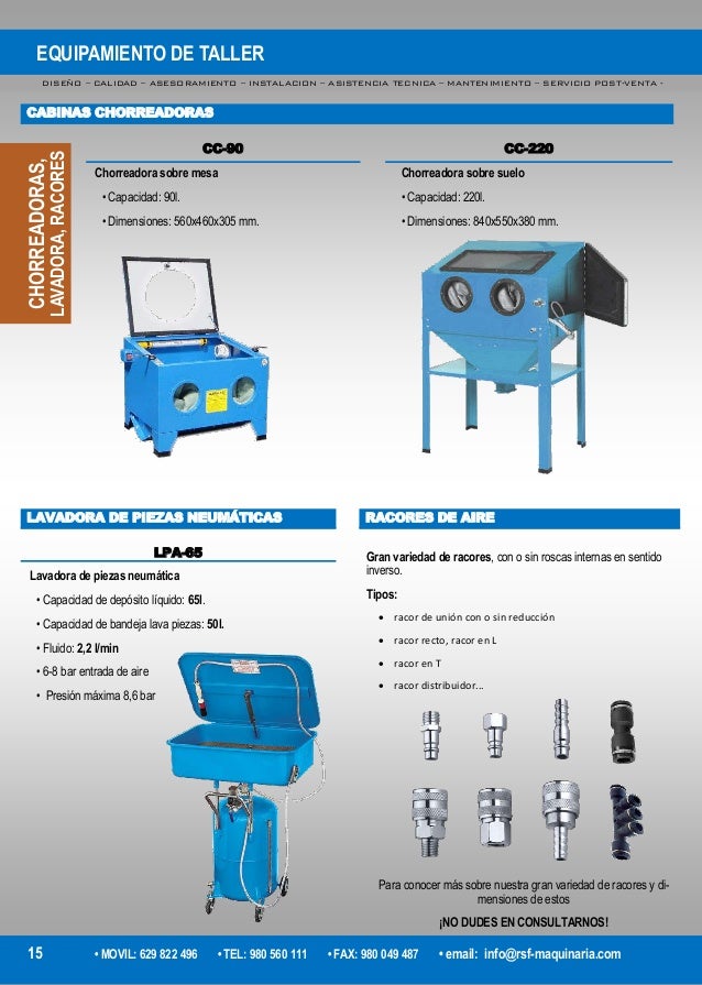 CHORREADORA sobre Mesa 90 litros CC-90 RSF EQUIPMENT