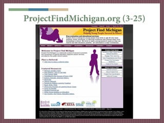 ProjectFindMichigan.org (3-25)
 