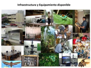 Infraestructura y Equipamiento disponible 
 