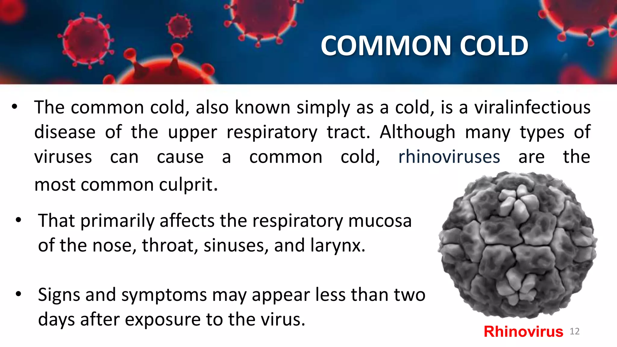 Upper Respiratory Tract Infections