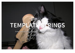 TEMPLATE STRINGSTEMPLATE STRINGS
Źródło obrazka: https://www.flickr.com/photos/alexfiles/3106114417
 