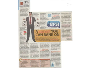  Article on BFSI industry