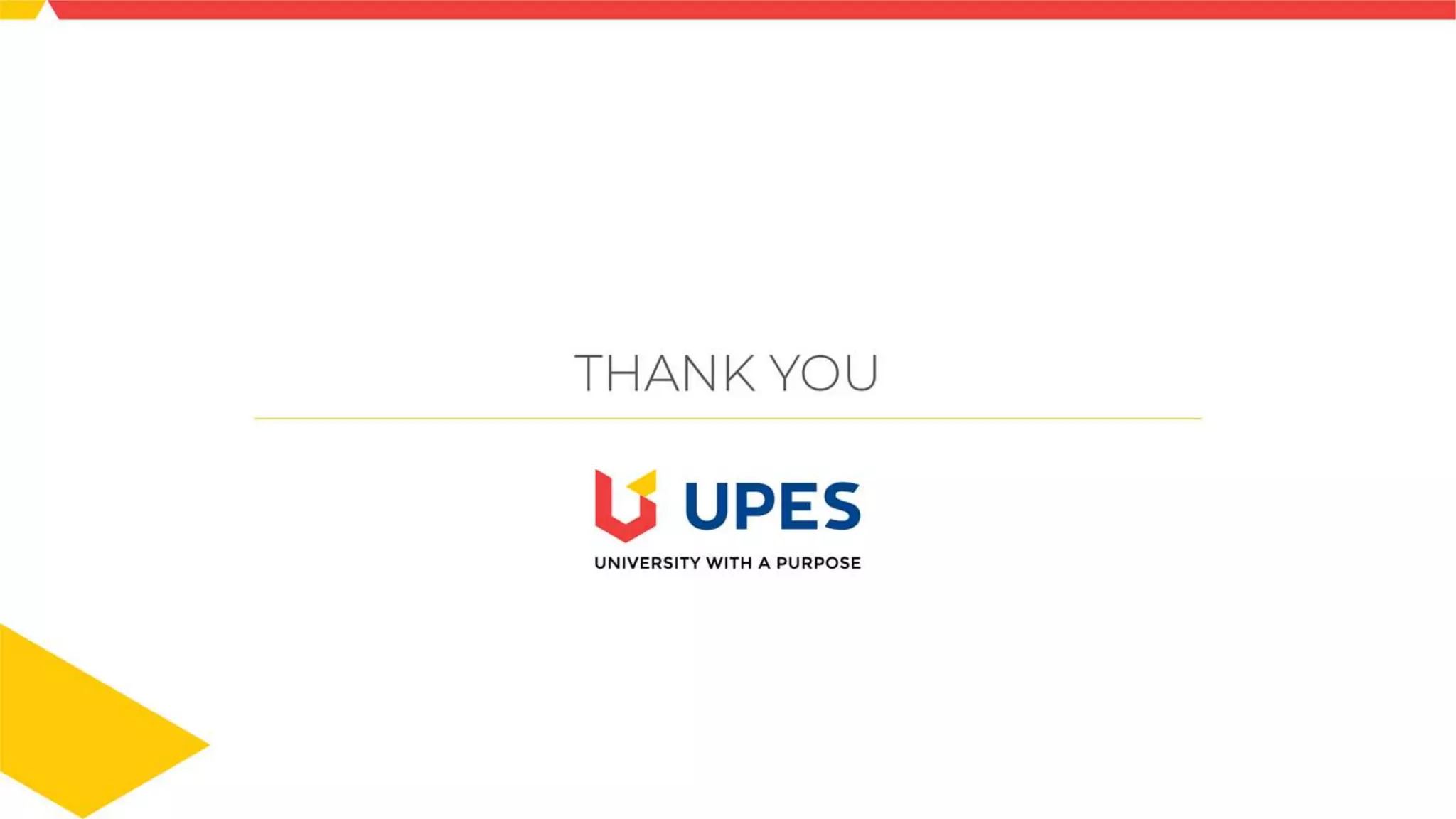 Upes ppt template