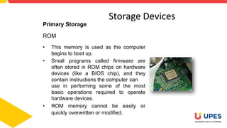 Primary Storage Examples Rom Upes ppt template | PPTX