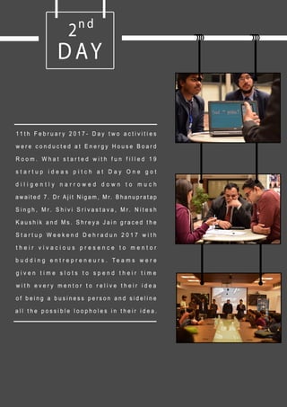 UPES Startup weekend, Dehardun 2017