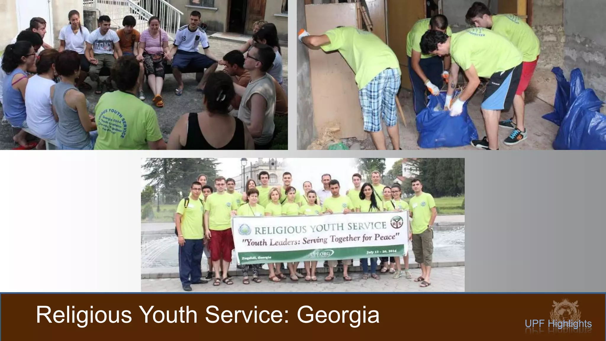 Religious Youth Service: Georgia UPF Highlights
 