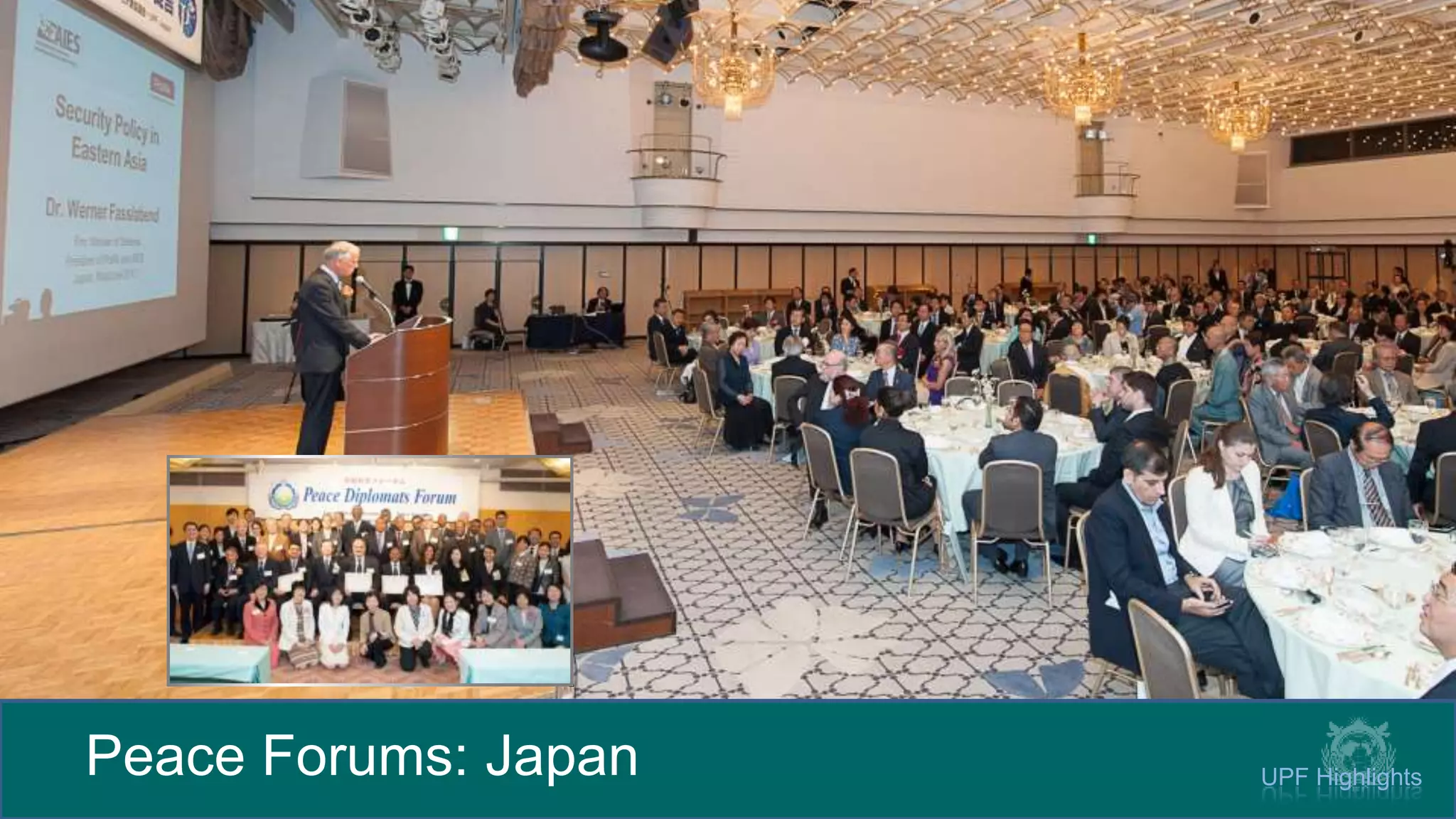 Peace Forums: Japan UPF Highlights
 