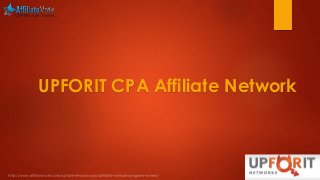 UPFORIT CPA Affiliate Network
 