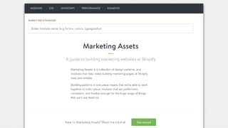 We’ve been building iterative styleguides for a few years now, and each of these facets has helped us do it. We began with sharing basic styles across projects, focusing on responsive and
accessibility behaviours,
 