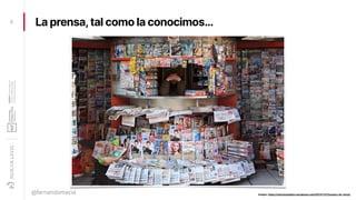 La prensa,tal como la conocimos…6
@fernandomacia Imagen: https://antinomiaslibro.wordpress.com/2013/11/21/puntos-de-venta/
 