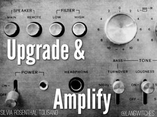 Upgrade &
                      Amplify
Silvia Rosenthal Tolisano       @langwitches
 