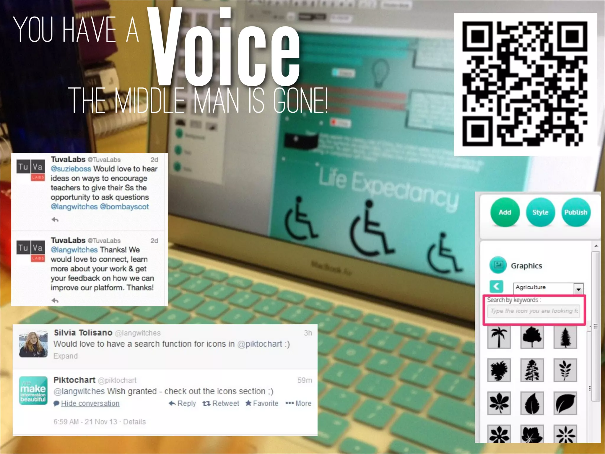 VoiceYou have a
The Middle Man is Gone!
 