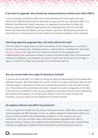 Why Should You Upgrade from Microsoft Dynamics NAV to Business Central ...