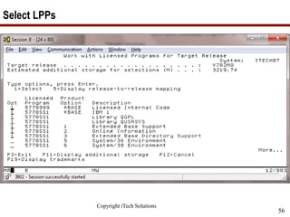 Copyright iTech Solutions
56
Select LPPs
 