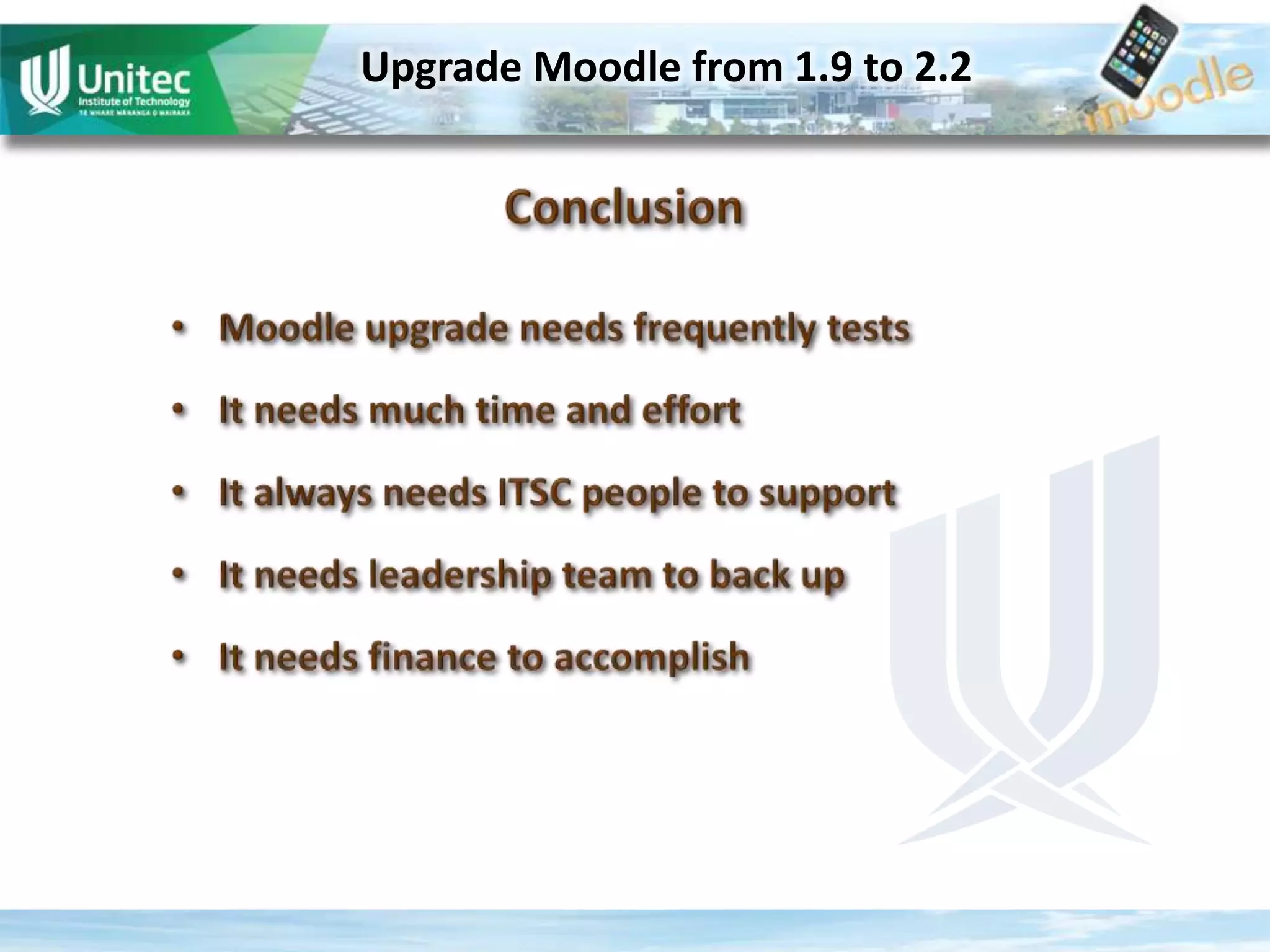Upgrade Moodle from 1.9 to 2.2