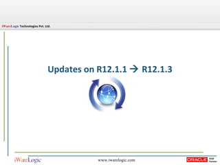 Updates on R12.1.1    R12.1.3 