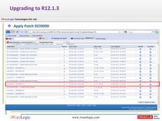 Apply Patch 9239090 Upgrading to R12.1.3 