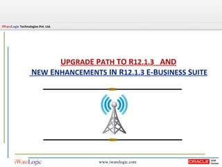 U PGRAD E P ATH  TO R 12.1.3   AND  N EW  E NHANCEMENTS  IN R 12.1.3  E-B USINESS  S UITE 