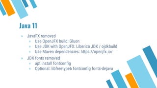 Upgrade to java 16 or 17 | PDF