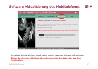 LG Guide für Update Programm für Handys