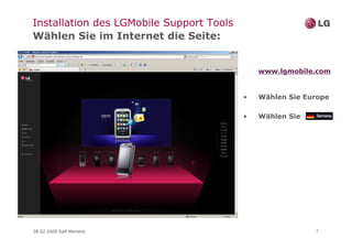 LG Guide für Update Programm für Handys