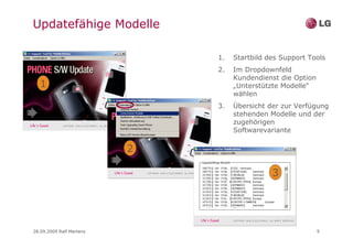 LG Guide für Update Programm für Handys