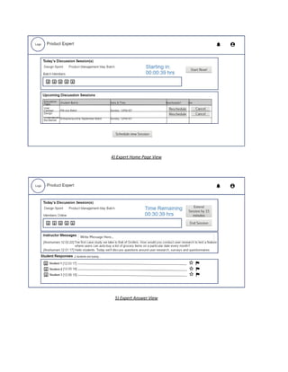 4)​ ​Expert​ ​Home​ ​Page​ ​View
5)​ ​Expert​ ​Answer​ ​View
 
