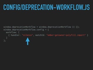 CONFIG/DEPRECATION-WORKFLOW.JS
window.deprecationWorkflow = window.deprecationWorkflow || {};
window.deprecationWorkflow.c...
