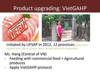Upgrading in smallholder pig value chain in Vietnam