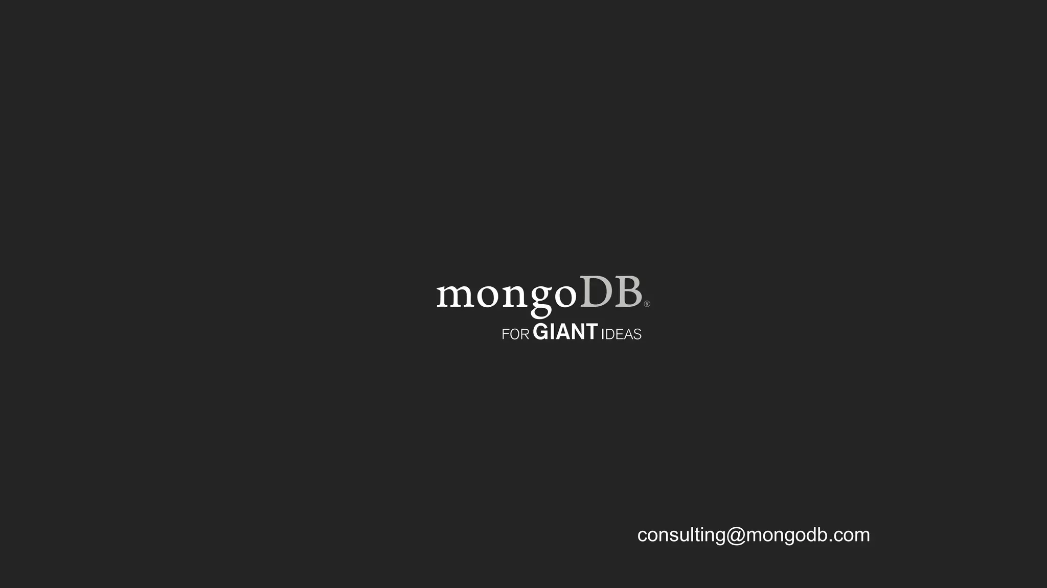 consulting@mongodb.com
 