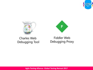 Agile Testing Alliance Global Testing Retreat 2017
Charles Web
Debugging Tool
Fiddler Web
Debugging Proxy
 
