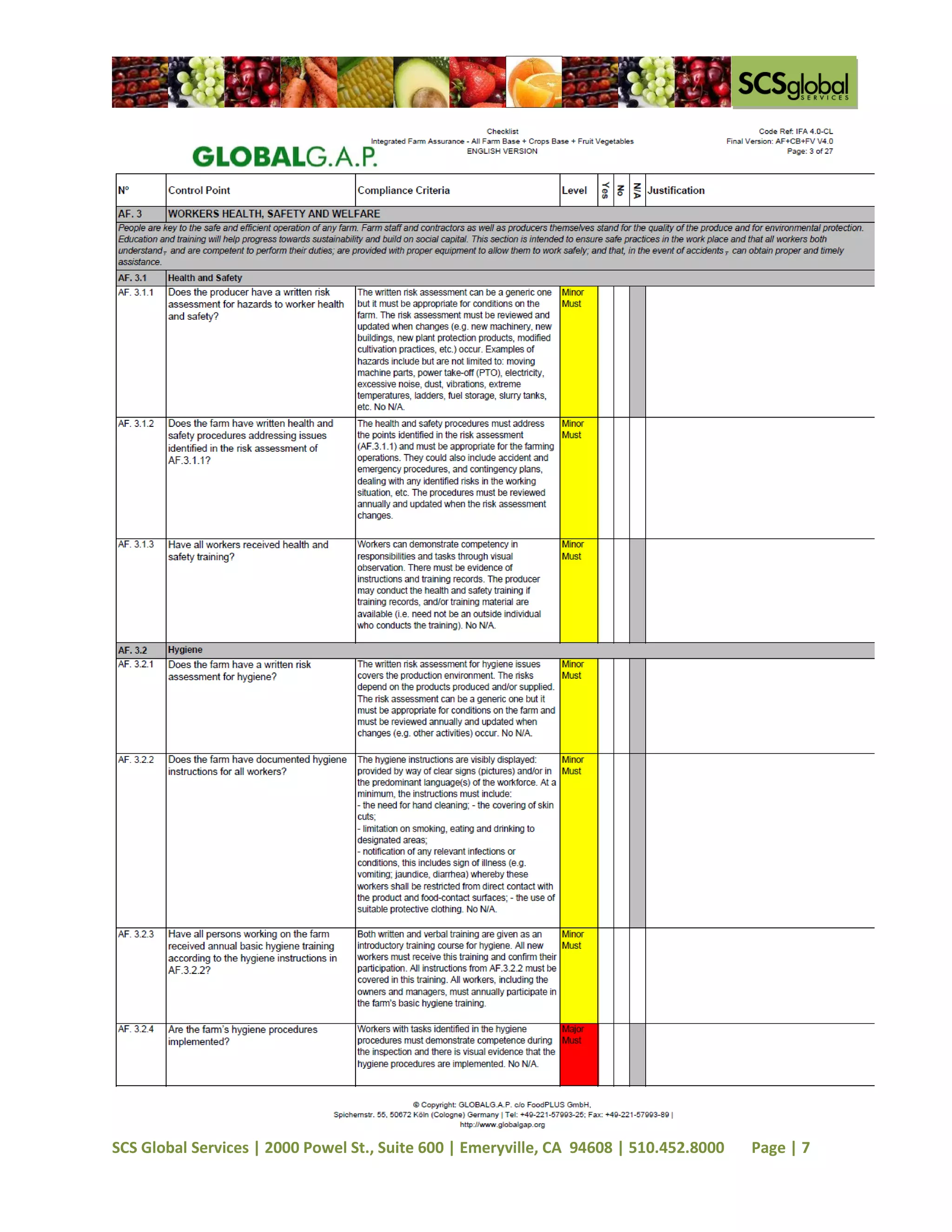 SCS Global Services | 2000 Powel St., Suite 600 | Emeryville, CA 94608 | 510.452.8000   Page | 7
 