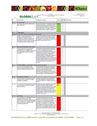 SCS Global Services | 2000 Powel St., Suite 600 | Emeryville, CA 94608 | 510.452.8000   Page | 11
 