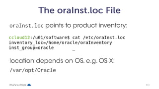 munz & more
Prerequisite Checks
• CPU with 0 MHz ?! 
-> wrong BIOS selection 
in Virtual Box!
• swap enabled ?!
• /tmp on tempfs ? 
check size in /etc/fstab"
• Ignore result of check (NOT recommended): 
-ignoreSysPrereqs
13
 