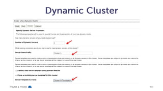 munz & more
What else you should know
Server Migration for dynamic and mixed cluster is
supported only with WLS 12.1.3!
!
...