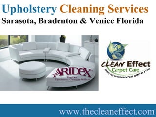 Carpet Cleaning Sarasota, Bradenton, South Venice Florida  www.thecleaneffect.com Upholstery   Cleaning Services Sarasota, Bradenton & Venice Florida 
