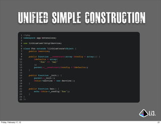 unified simple construction
                      1   <?php
                      2   namespace app/extensions;
          ...