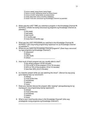 Proficient Measures for Quality Education 2009 | PDF
